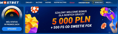 Bukmacher Mostbet w Polsce: strona Mostbet Casino PL